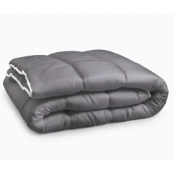 Dekbed zonder Overtrek 200x200 – Incl. Kussenslopen – Wasbaar – Antraciet