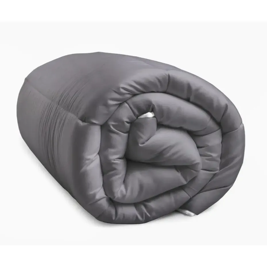 Dekbed zonder Overtrek 200x200 – Incl. Kussenslopen – Wasbaar – Antraciet