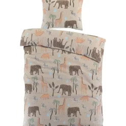 Dekbedovertrek Benji - zand - 140x200 cm