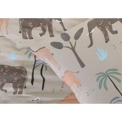 Dekbedovertrek Benji - zand - 140x200 cm