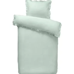 Dekbedovertrek Cato - groen - 140x200/220 cm