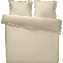 Dekbedovertrek Cato - zand - 240x200/220 cm