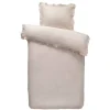 Dekbedovertrek Cato effen - roze - 140x200/220 cm