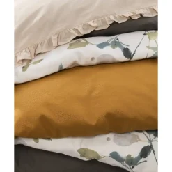 Dekbedovertrek Cato effen - roze - 140x200/220 cm