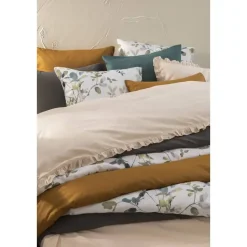 Dekbedovertrek Cato effen - roze - 140x200/220 cm