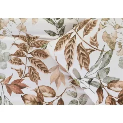 Dekbedovertrek Celina - wit/terra - 240x220 cm