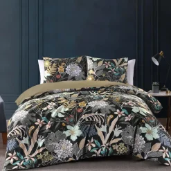 Dekbedovertrek Esmee - antraciet - 240x200/220 cm