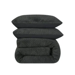 Dekbedovertrek Fur Teddy 240x220 – Fluweelzacht & Knus Design – Antraciet