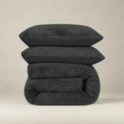 Dekbedovertrek Fur Teddy 240x220 – Fluweelzacht & Knus Design – Antraciet