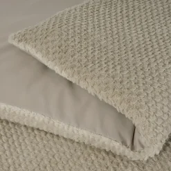 Dekbedovertrek Fur Teddy 140x220 – Fluweelzacht & Knus Design – Taupe