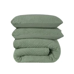 Dekbedovertrek Fur Teddy 140x220 – Fluweelzacht & Knus Design – Groen