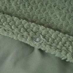 Dekbedovertrek Fur Teddy 140x220 – Fluweelzacht & Knus Design – Groen