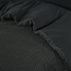 Dekbedovertrek Fur Teddy 200x220 – Fluweelzacht & Knus Design – Antraciet