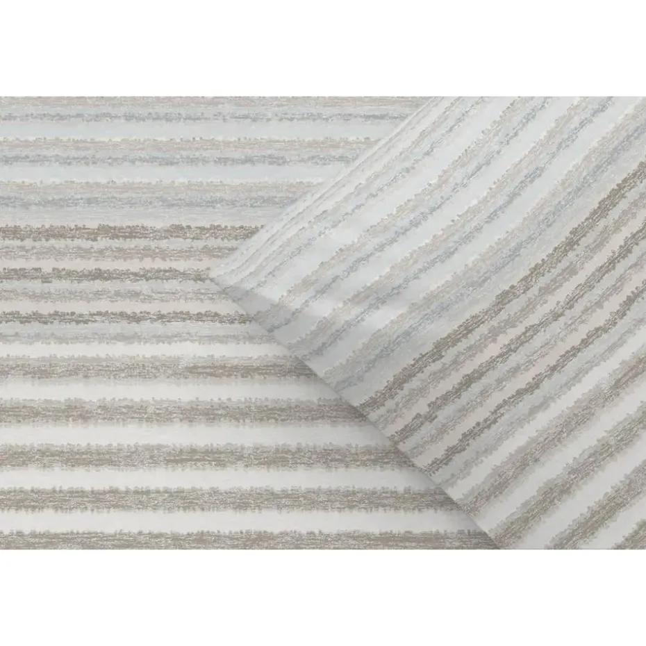 Dekbedovertrek Hidde - beige/blauw - 200x220 cm