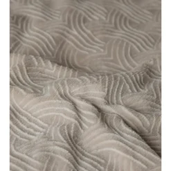 Dekbedovertrek Japandi 200x220 – Flanel Fleece – Zacht & Warm – Taupe