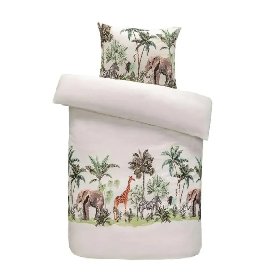 Dekbedovertrek Job dieren - off-white - 140x200 cm