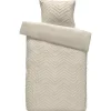 Dekbedovertrek Juliette tufted - zand - 140x220 cm