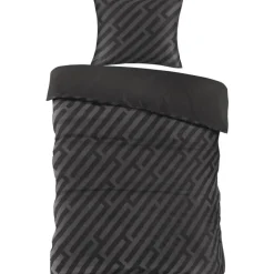 Dekbedovertrek Lissabon - zwart - 140x200/220 cm