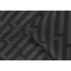 Dekbedovertrek Lissabon - zwart - 140x200/220 cm