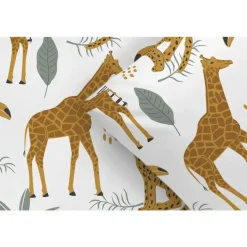 Dekbedovertrek Loet - wit/oranje - 140x200/220 cm