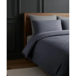 Dekbedovertrek Milano 240x220 – Fluweelzacht Uni Design – Antraciet