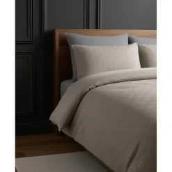 Dekbedovertrek Milano 140x200 – Fluweelzacht Uni Design – Taupe