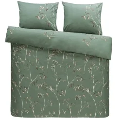 Dekbedovertrek Muriel - groen - 200x200/220 cm