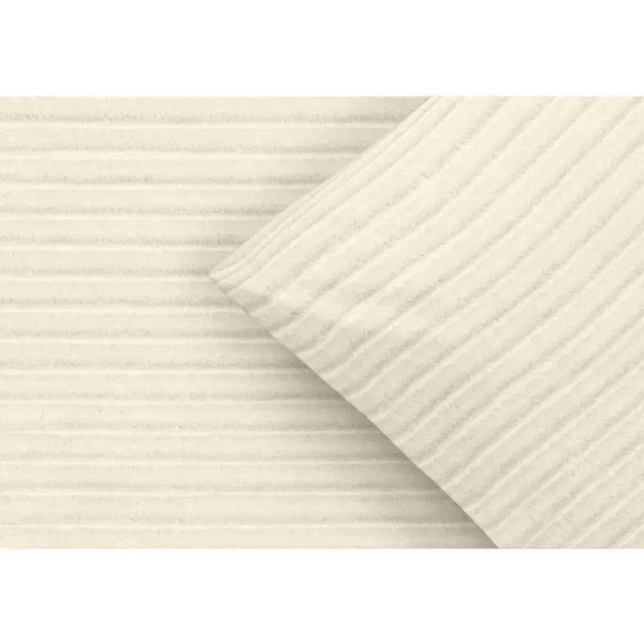 Dekbedovertrek Pluch Lines - off-white - 240x220 cm