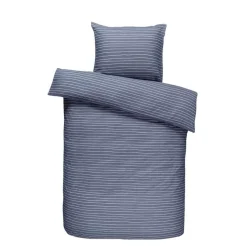 Dekbedovertrek Rees - grijsblauw - 140x200 cm