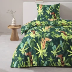 Dekbedovertrek Sem - groen - 140x200 cm