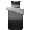 Dekbedovertrek Stockholm - antraciet - 140x200/220 cm