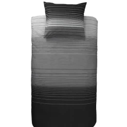 Dekbedovertrek Stockholm - antraciet - 140x200/220 cm