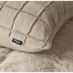 Dekbedovertrek 240x220 – Furry Check Design & Zacht Warm Fleece