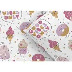 Dekbedovertrek Yara - roze - 140x200/220 cm