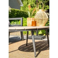 5-delige loungeset Ridge –4 luxe lounge fauteuils inclusief salontafel