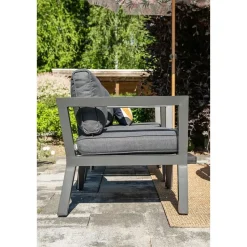 5-delige loungeset Ridge –4 luxe lounge fauteuils inclusief salontafel