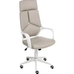 DELIGHT - Bureaustoel - Taupe - Kunstleer