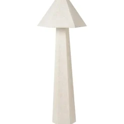 DEMBI - Staande lamp - Lichtbeige - Stof