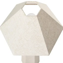 DEMBI - Staande lamp - Lichtbeige - Stof