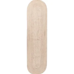 DEMIRCI - Laagpolig vloerkleed - Beige - 80 x 300 cm - Jute