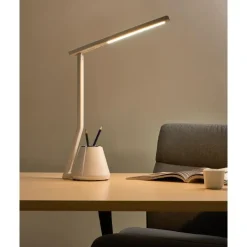 DENEB - Bureaulamp LED - Wit - Synthetisch materiaal