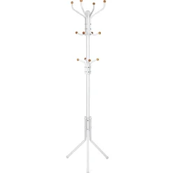Design Kapstok met 12 Haken - Perfect in een Inkom hal - 182 cm - Wit