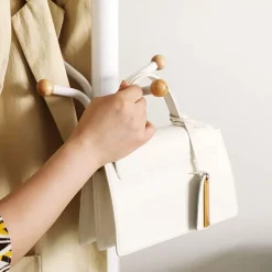 Design Kapstok met 12 Haken - Perfect in een Inkom hal - 182 cm - Wit