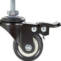 DESTINES - Zwenkwielen set van 4 - Zwart