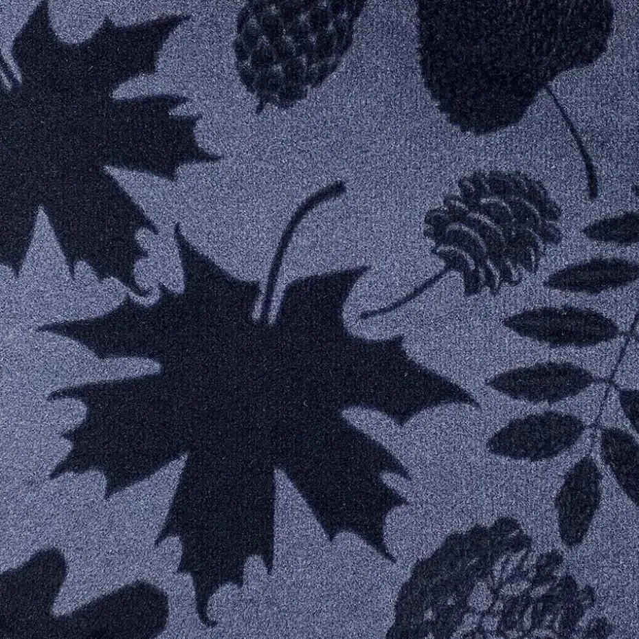 Deurmat Leaves Shadow antraciet - 40x60 cm
