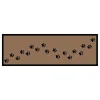 Deurmat Paw Print beige - 50x150 cm