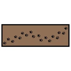 Deurmat Paw Print beige - 50x150 cm