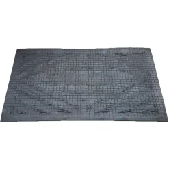 Deurmat rubber/kokos 40x70 cm - Ruit