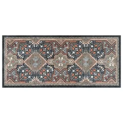Deurmat Vintage Boho Kelim antraciet - 66x150 cm