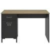 Diagone Bureau Manchester - 120x55cm - Zwart/Eikenkleur